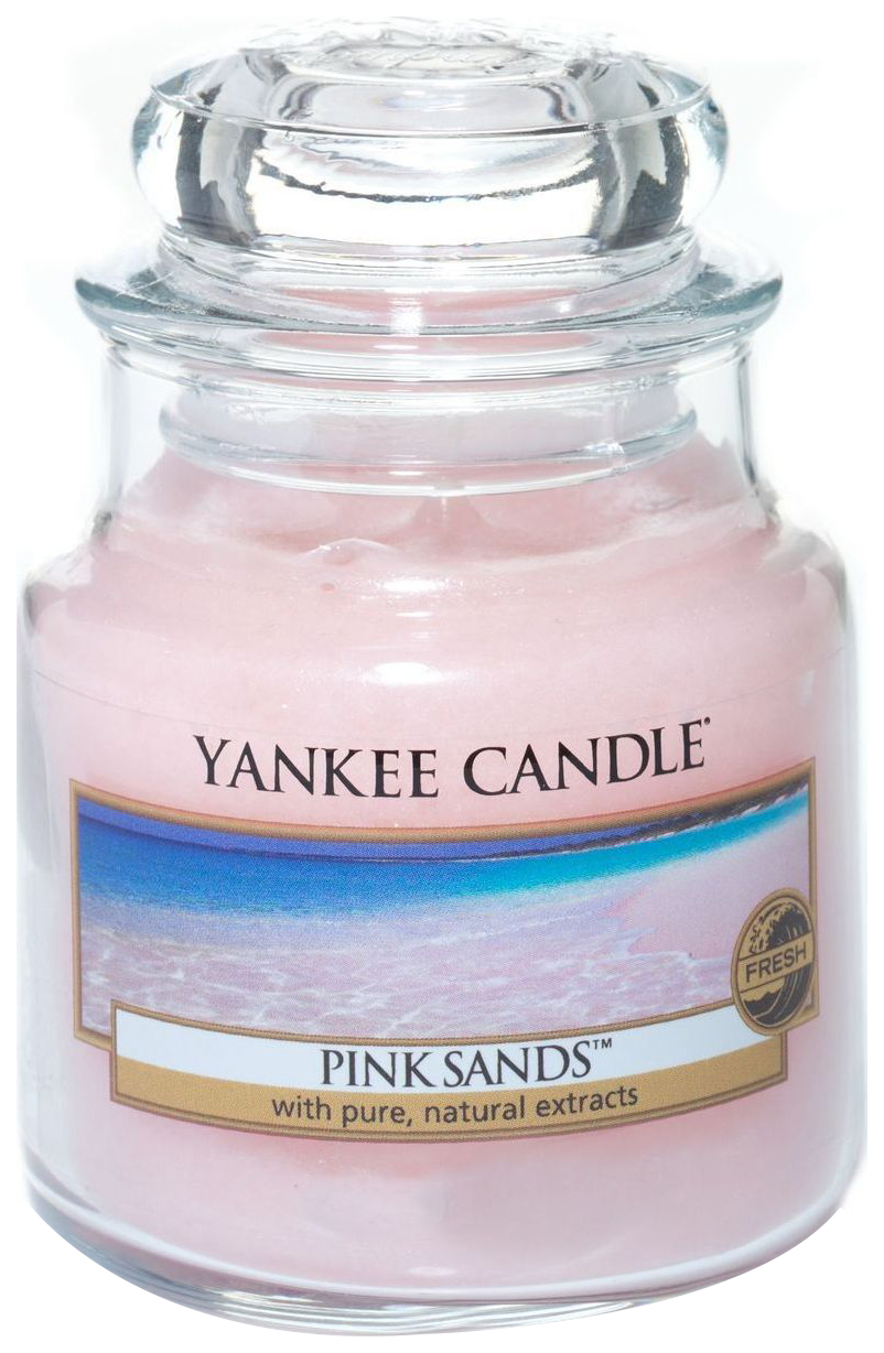 фото Ароматическая свеча yankee candle pink sands small jar candle