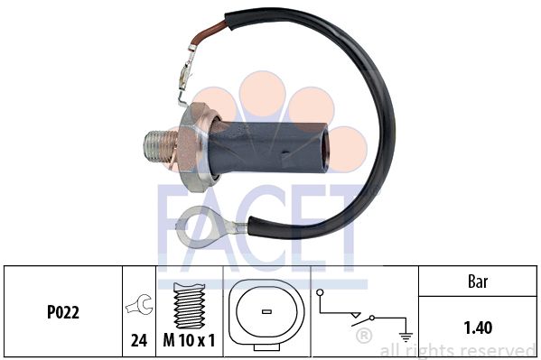 Датчик давления масла FACET 7.0159