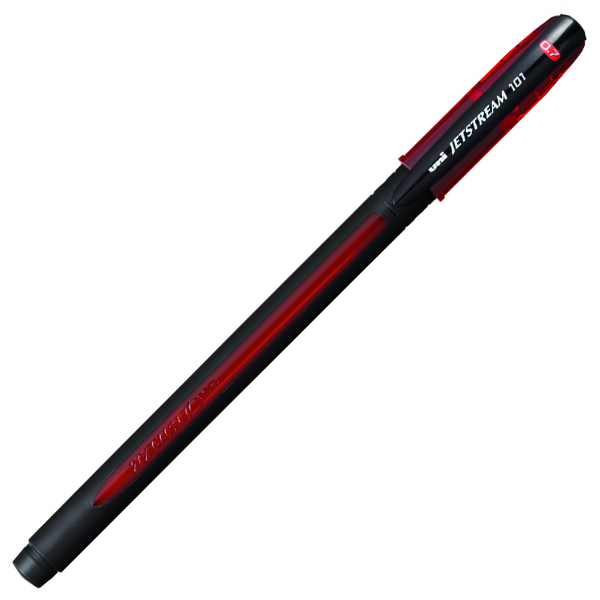 Ручка шариковая UNI Jetstream SX-101, красная, 0,7 мм, 1 шт.