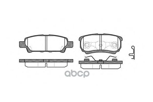 

Комплект тормозных колодок MITSUBISHI 4605A337