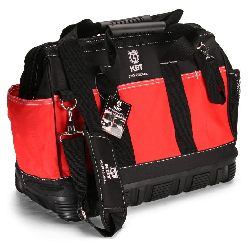 Сумка для инструмента КВТ 65330 сумка деловая отдел на молнии 4 наружных кармана длинный ремень чёрный