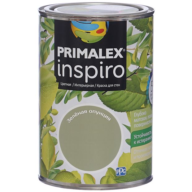 Краска Primalex Inspiro, зеленая опунция, 1 л