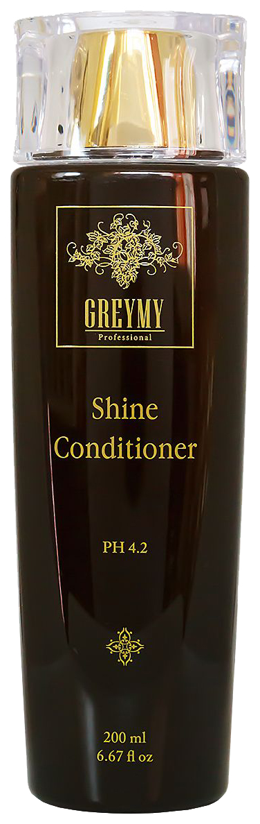 Кондиционер для блеска Greymy Professional Shine Conditioner 200 мл greymy ампулы rx100 концентрат кератина гидроколлаген protein infusion therapy 200