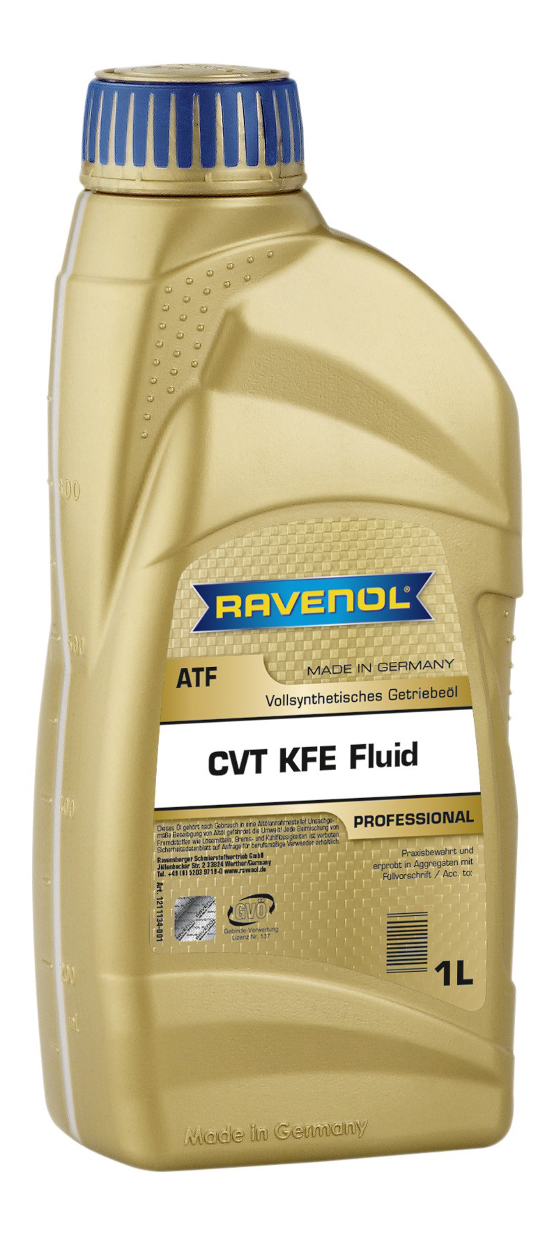 фото Трансмиссионное масло ravenol cvt kfe fluid 1л 1211134-001