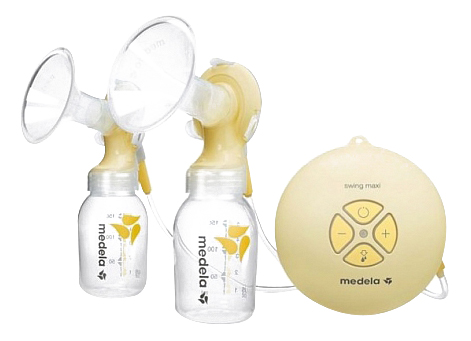 Молокоотсос двойной электрический Medela Swing Maxi + Соска Calma