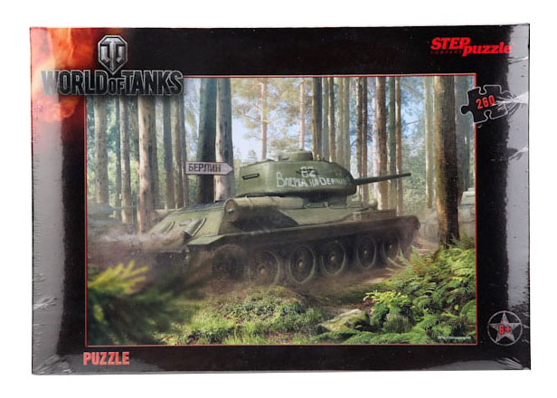 

Пазл Step Puzzle World of tanks 35 деталей, World of tanks