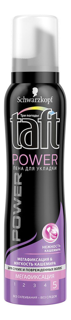 Пена для укладки волос Taft Power Нежность