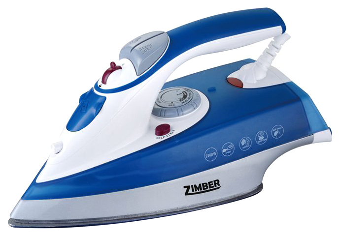 фото Утюг zimber zm-10809 white/blue