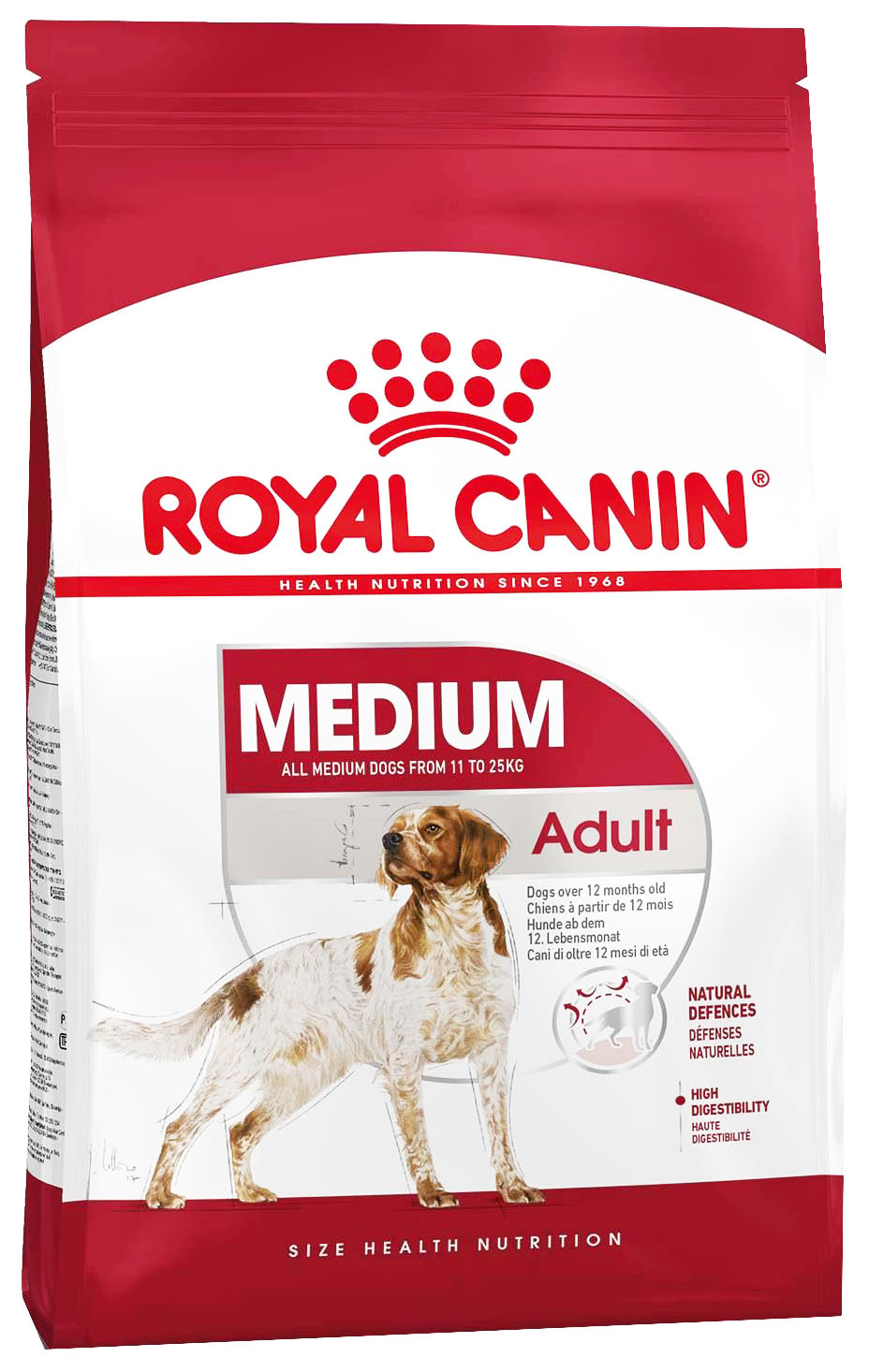 фото Сухой корм для собак royal canin adult medium, рис, птица, свинина, 4кг