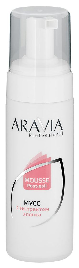 

Мусс после депиляции Aravia Professional с экстрактом хлопка 160 мл, С экстрактом хлопка