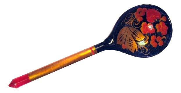 Музыкальная игрушка Бэмби Деревянная расписная ложка ложка для обуви деревянная ladо́m 45×3 5 см