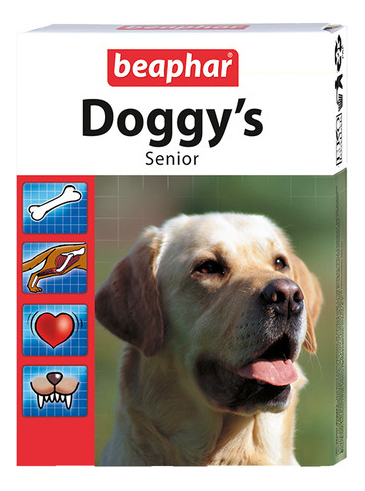 фото Витаминный комплекс для собак beaphar doggy's senior, 75 таб