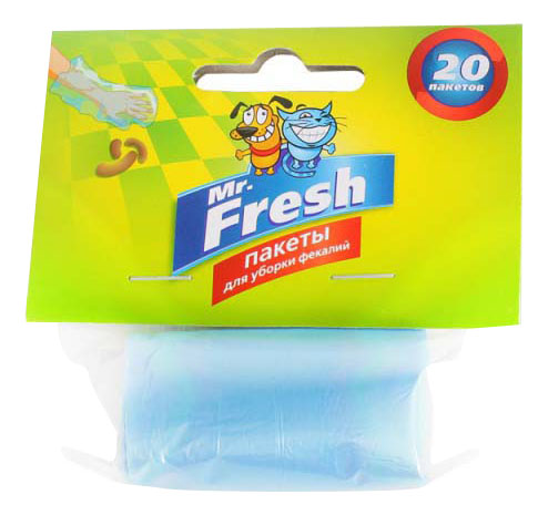 фото Пакеты для собачьих экскрементов mr. fresh 20шт f302 mr.fresh