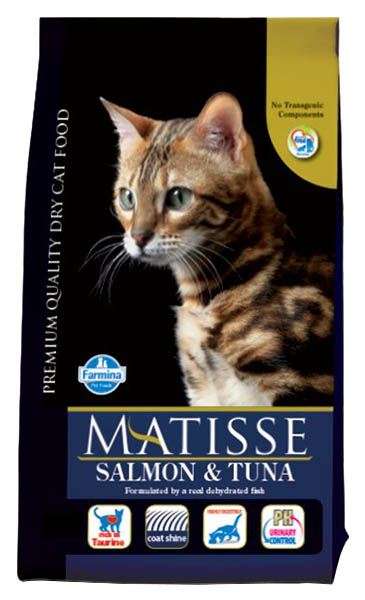 Сухой корм для кошек Farmina Matisse, лосось и тунец, 0,4кг