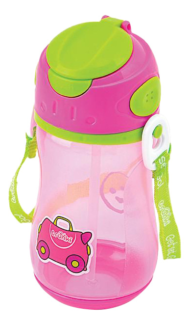 фото Бутылочка для воды trunki розовая 400 мл 0295-gb01