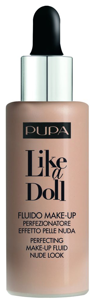Тональный крем PUPA Like a Doll тон 030 natural beige 30 мл пластика полимерная глина для изготовления кукол 454 г doll art непрозрачная камея