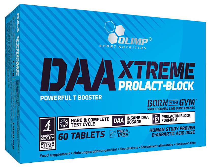 фото Бустер тестостерона olimp daa xtreme prolact block 60 табл. натуральный