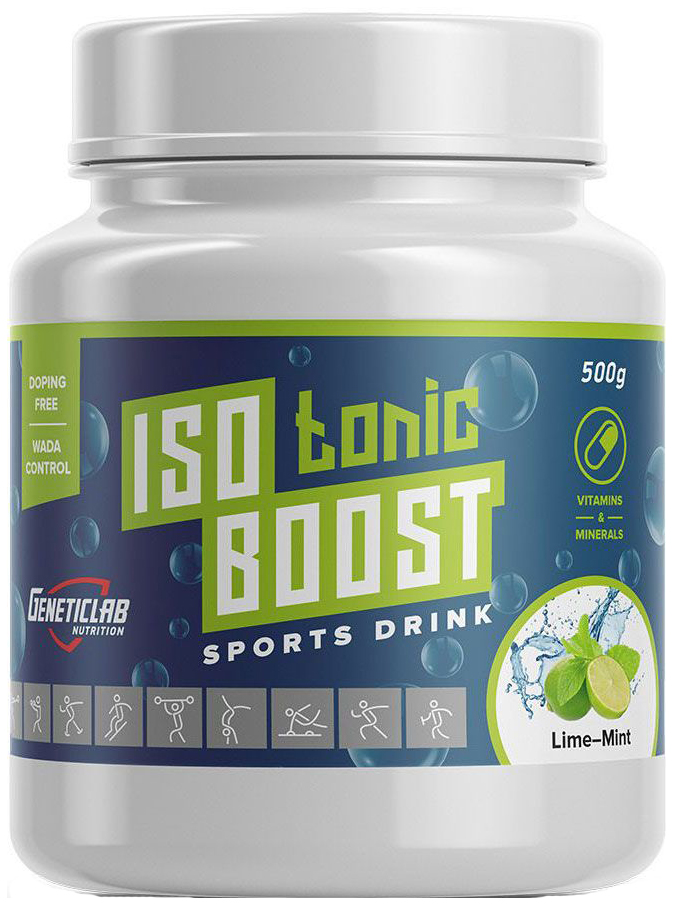 фото Изотоник geneticlab nutrition isotonic boost, 500 г, lime mint