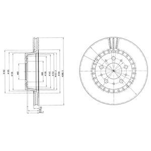фото Тормозной диск delphi bg2426