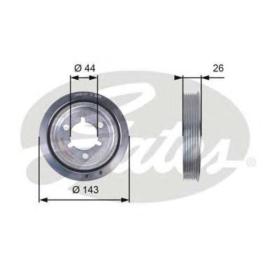 

Шкив Gates TVD1055