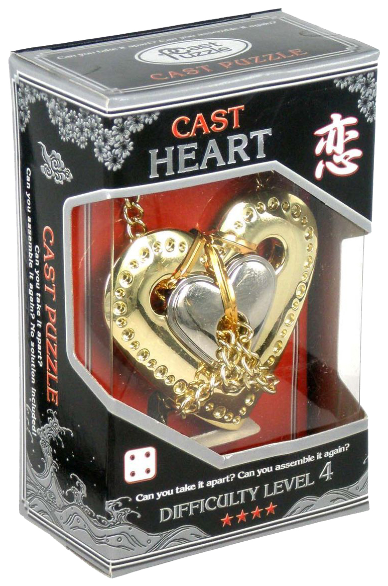 Головоломка Huzzle Cast Сердце/Heart 515052 золотое сердце сказки 2 3 изд мсветлячок соколова