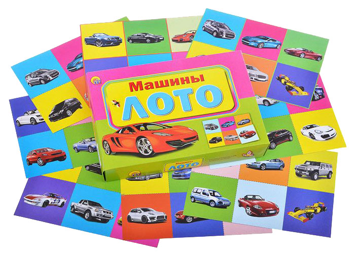 

Игра настольная Рыжий кот Лото Машины