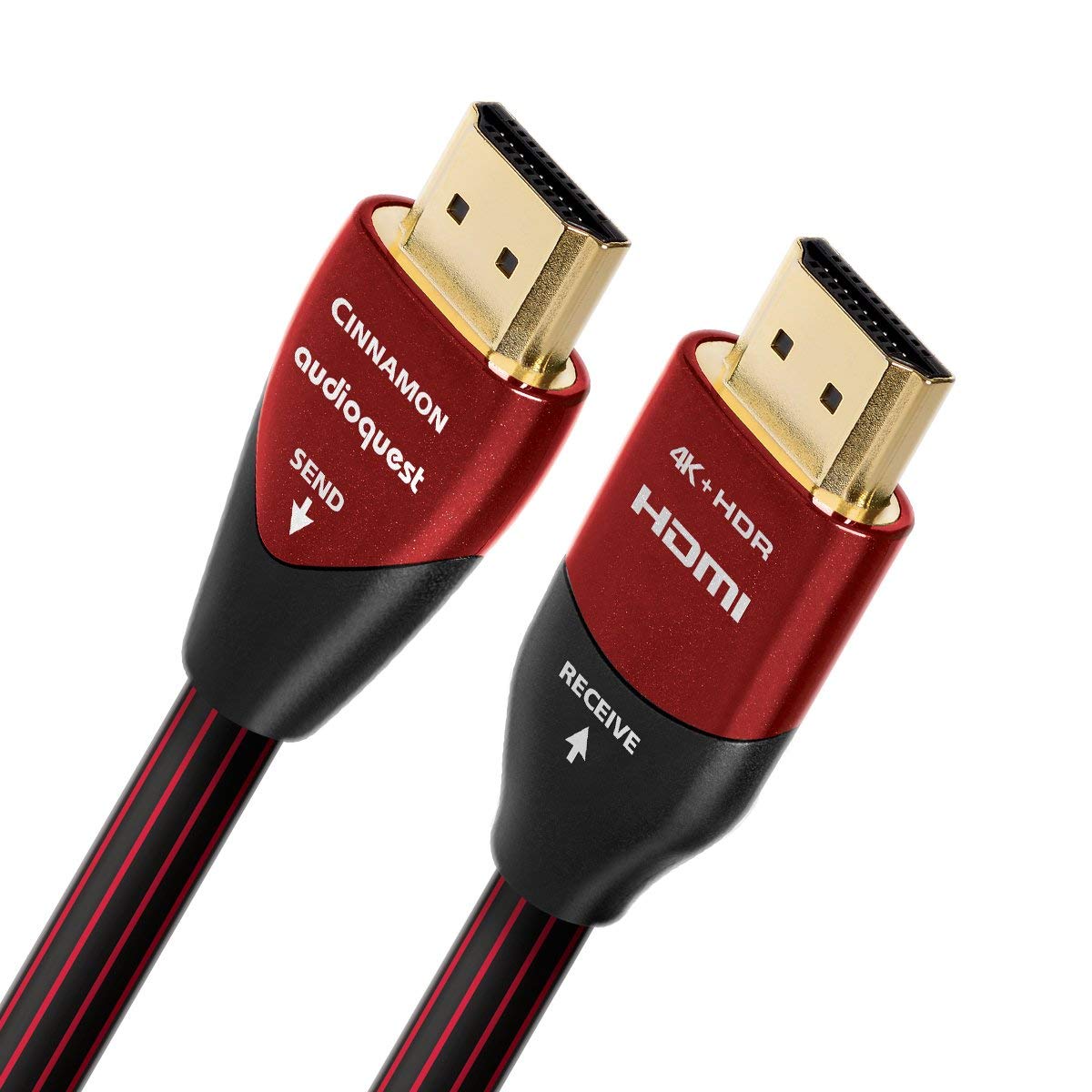 

Кабель AudioQuest Cinnamon HDMI - HDMI, 10м Black/Red, Cinnamon