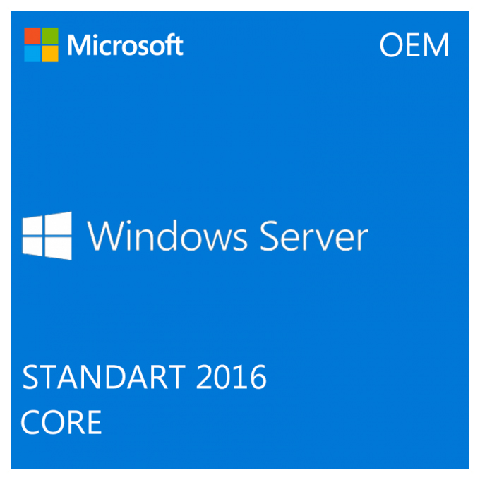 

Операционная система Microsoft Windows Server 2016 Std 64Bit RU DSP OEI DVD, Windows Server 2016 Standard