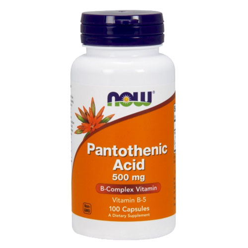 Купить Витамин B5 NOW Sports Pantothenic Acid 100 капсул
