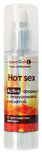 фото Гель-смазка биоритм hot sex lovegel c с имбирем 55 г