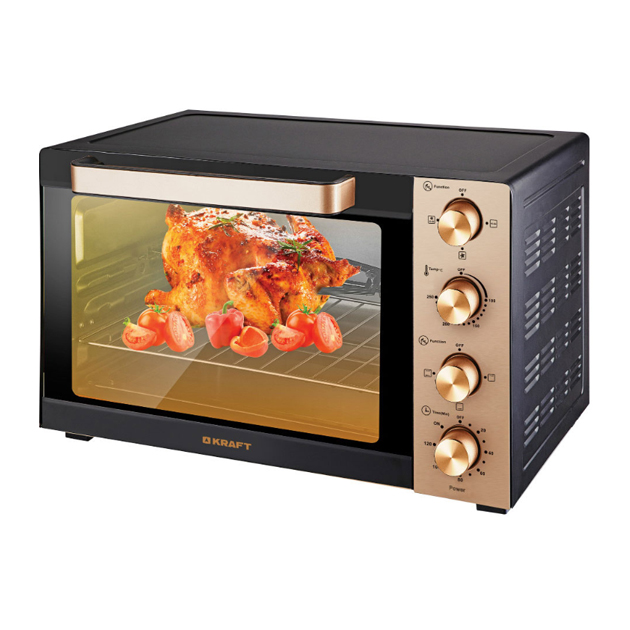 

Мини-печь Kraft KF-MO6011RKGL Black, KF-MO6011RKGL