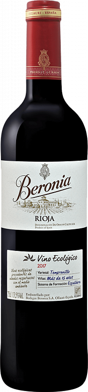 

Вино Ecologico Rioja DOCа Beronia