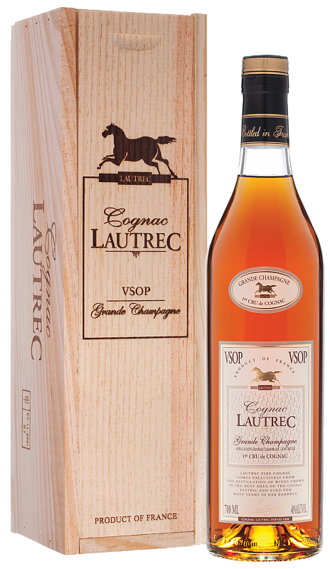 

Коньяк Cognac Lautrec Grande Champagne VSOP, 700мл