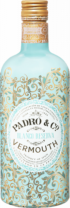 

Вермут Vermouth Padró&Co, Blanco Reserva, сладкий, 18 %, 750 мл