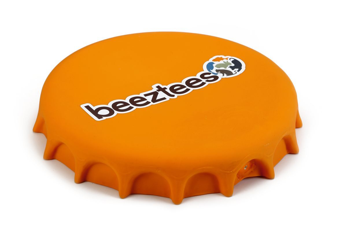 

Апорт для собак Beeztees Фрисби-крышка от бутылки оранжевая 24 см, 621149