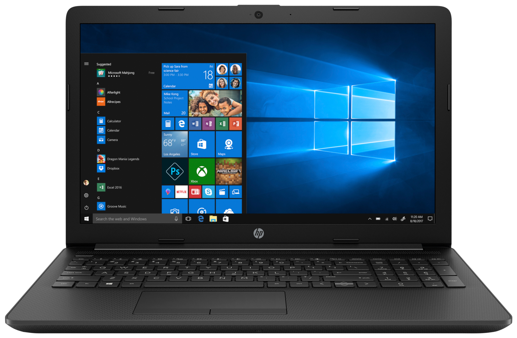 

Ноутбук HP 15-db1070ur Black (7KA52EA), 15-db1070ur