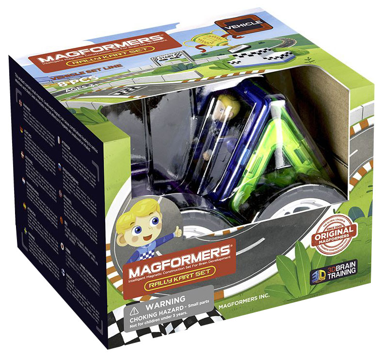 фото Магнитный конструктор "rally kart set (boy)" magformers