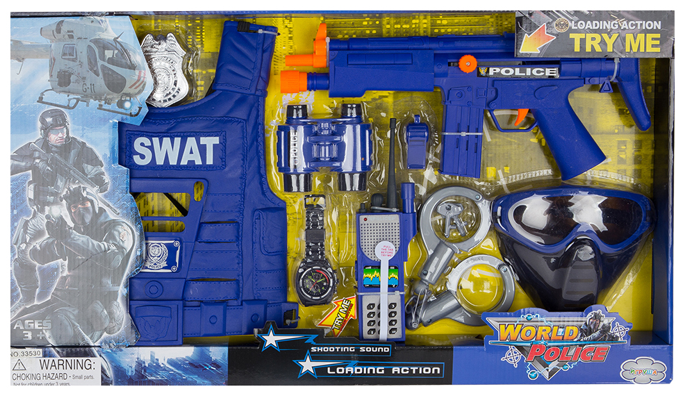 фото Игровой набор игруша полиция 10 предметов