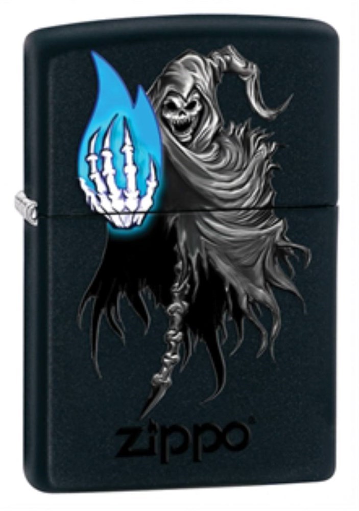 

Бензиновая зажигалка Zippo Gold Design 28033 Black Matte, Черный, Gold Design 28033