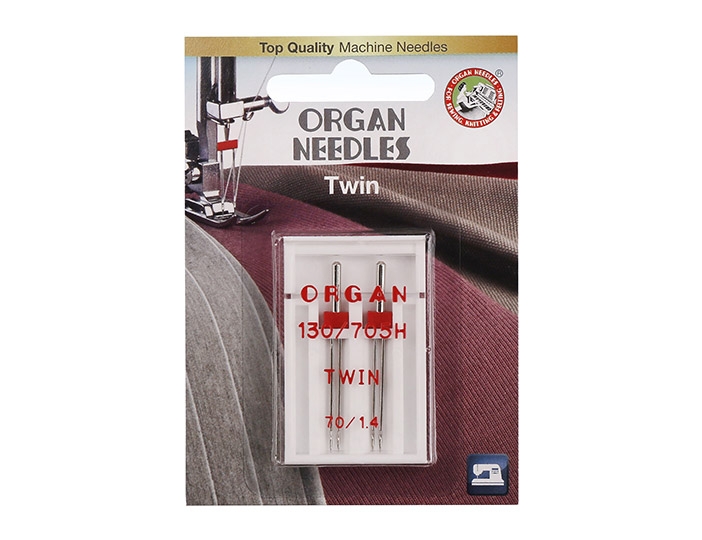 Иглы Organ двойные 2-70/1.4 Blister многоцветная пластиковая труба карбонизированные двойные кольцевые бамбуковые свитера иглы для вязания