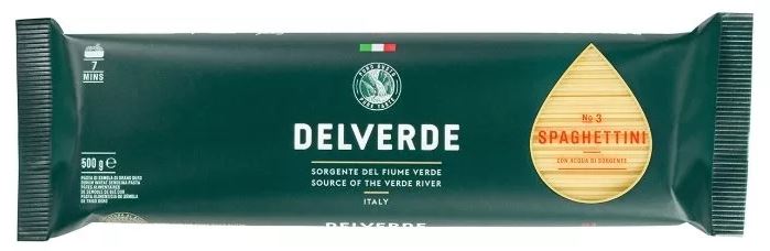 фото Макароны delverde spaghettini №3 500 г