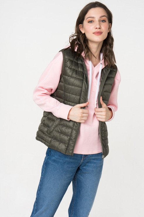 

Утепленный жилет женский Marc O’Polo 098872007/484 зеленый 44, 098872007/484
