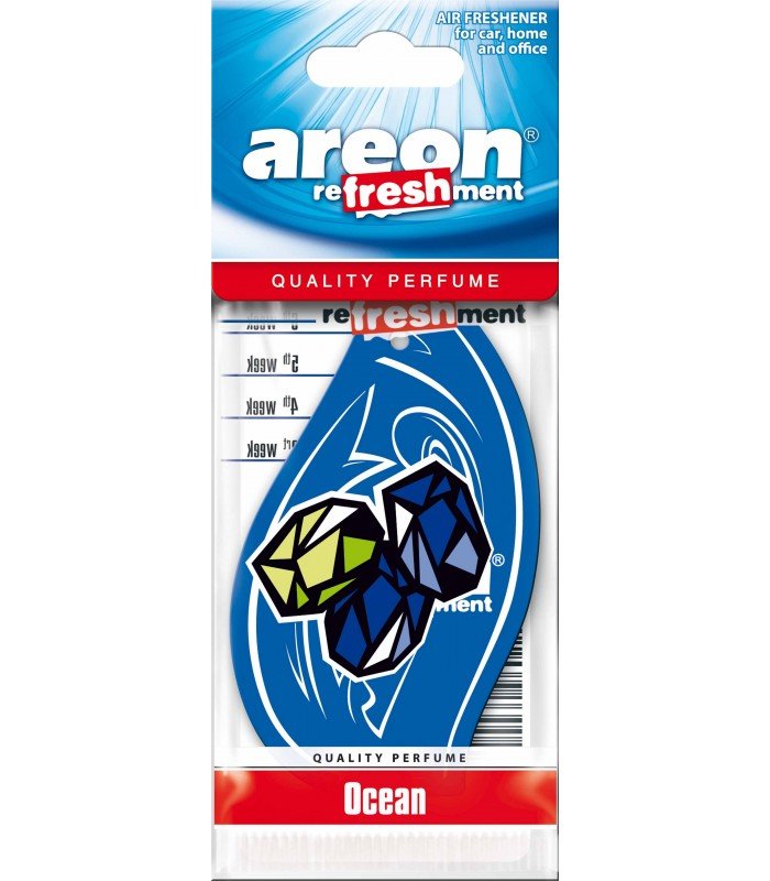 

Ароматизатор в машину Areon AREONREFRESHMENTOCEAN, Синий