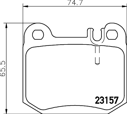 

Комплект тормозных колодок Hella 8DB355008831