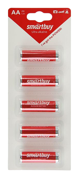 

Батарейка SmartBuy Alkaline SBBA-2A05B 5 шт, SmartBuy-1