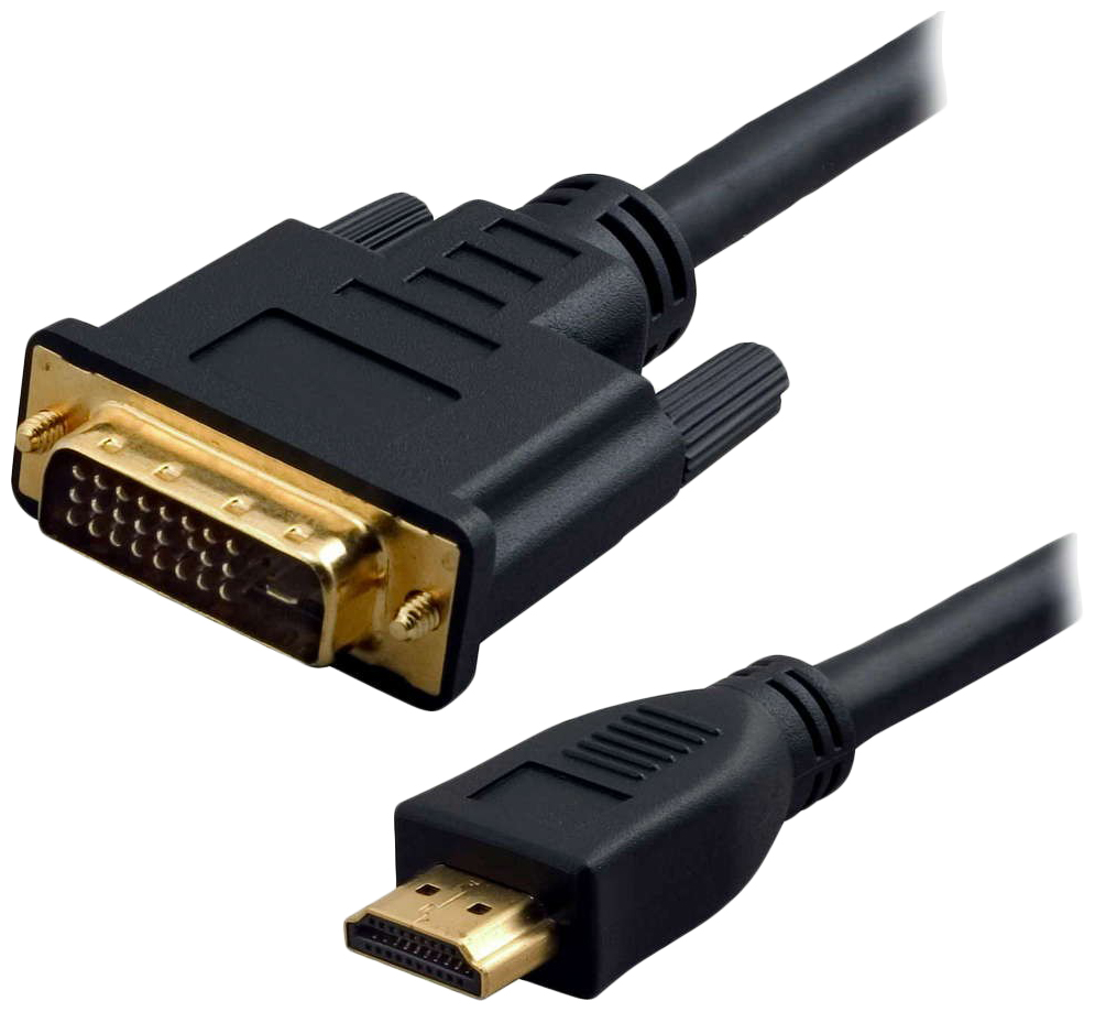 фото Кабель nobrand hdmi-dvi, m-m 4,5м black