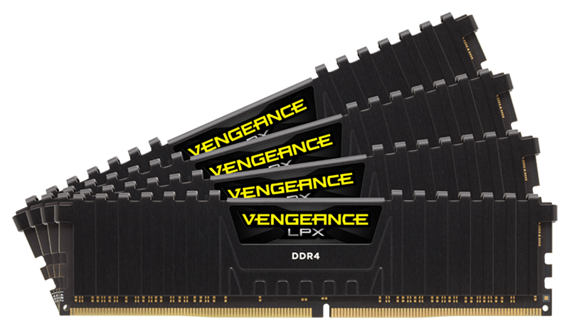 

Оперативная память Corsair VENGEANCE LPX CMK64GX4M4C3000C16, VENGEANCE LPX