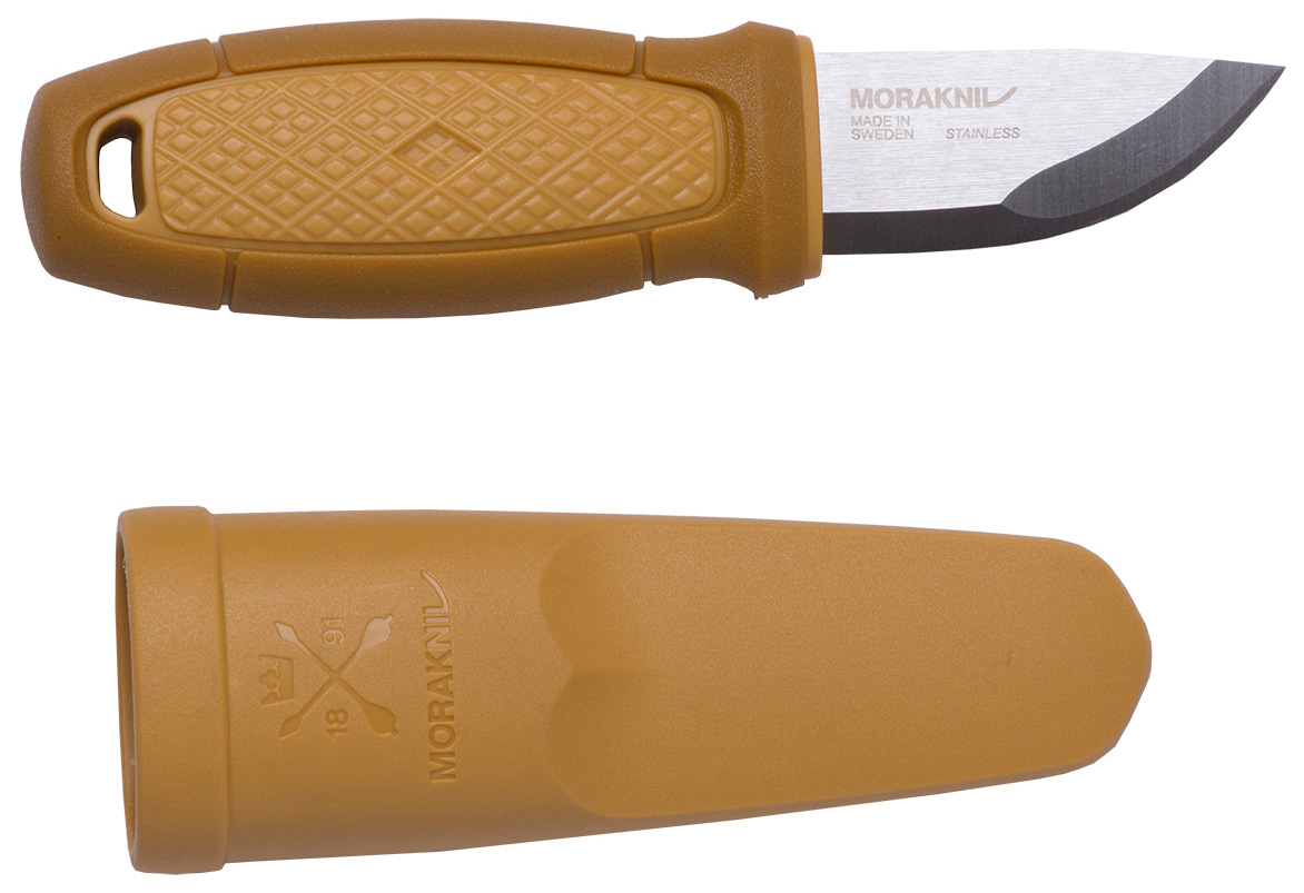 фото Туристический нож morakniv eldris 12650 желтый