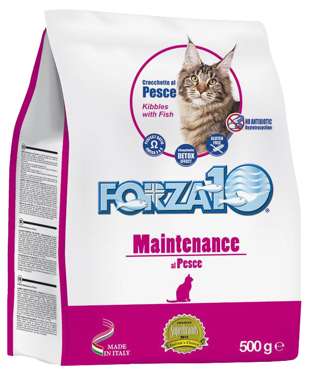 Сухой корм для кошек Forza10 Maintenance, рыба, 0,5кг