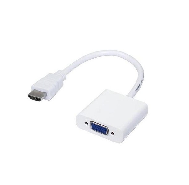 фото Адаптер vconn hdmi-vga, m-f white